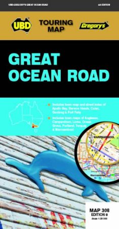 Great Ocean Road Map 308 8th Ed by Various