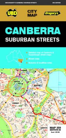 Canberra Suburban Streets Map 259 39th Ed by Various