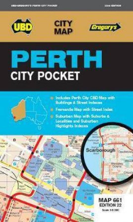 Perth City Pocket Map 661 22nd Ed by Various