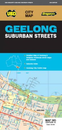 Geelong Suburban Streets Map 385 15th by Various