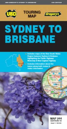 Sydney To Brisbane Map 244 10th Ed by Various