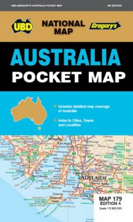 Australia Pocket Map 179 4th ed by Unknown