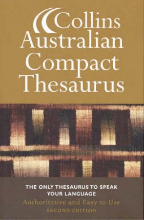 Collins Australian Compact Thesaurus by Various