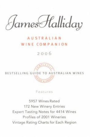 James Halliday Australian Wine Companion 2006 by James Halliday