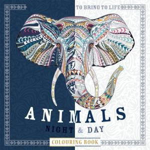 Animals Night and Day Colouring Book by Patricia Moffett