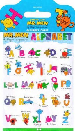 Learn With Mr Men Alphabet Chart by Roger Hargreaves