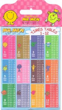 Learn With Mr Men Times Tables Chart by Roger Hargreaves