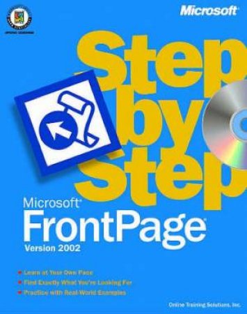 Microsoft FrontPage Version 2002 Step By Step by Various