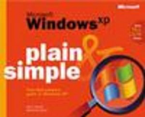 Microsoft Windows XP Plain & Simple by Jerry Joyce & Marianne Moon