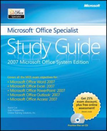 Microsoft Office Specialist Study Guide by Joyce Cox