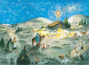 Away In A Manger Advent Calendar by B. Watts