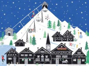 Winter In The Mountains Advent Calendar by Carole Aufranc