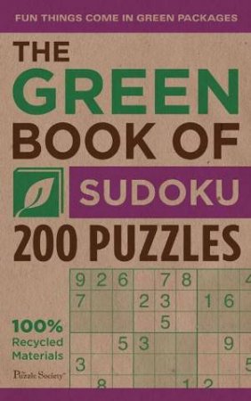 Green Book of Sudoku by The Puzzle Society