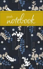 Posh Notebook Blue Leaves