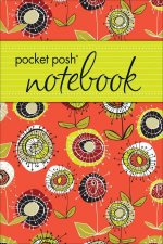 Pocket Posh Notebook Red Spiky Flowers