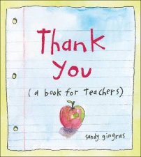 Thank You A Book for Teachers