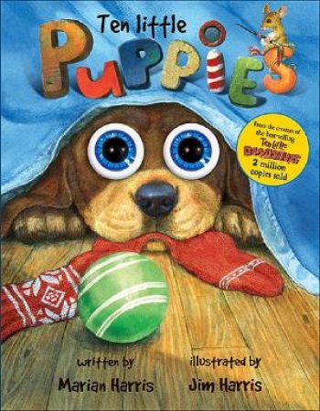 Ten Little Puppies Board Book by Various