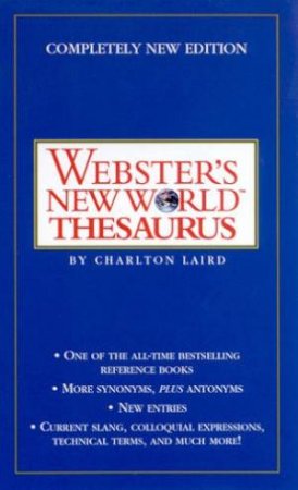 Webster's New World Thesaurus by Charlton Laird