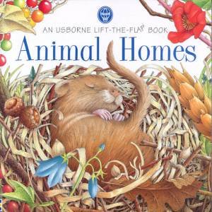 Usborne Lift-The-Flap: Animal Homes by Debbie Martin