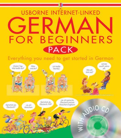 Usborne Internet-Linked: German For Beginners - Book & CD by Various