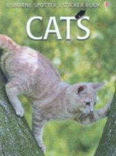 Usborne Spotters Sticker Book Cats