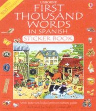 First Thousand Words In Spanish Sticker Book