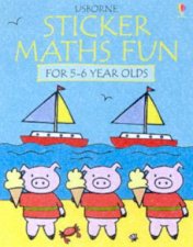 Usborne Sticker Maths Fun For 56 Year Olds