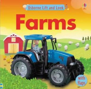 Usborne Lift-And-Look: Farms by Unknown