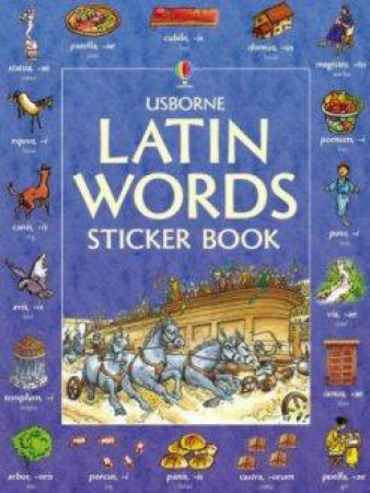 Usborne: Latin Words Sticker Book by Usborne