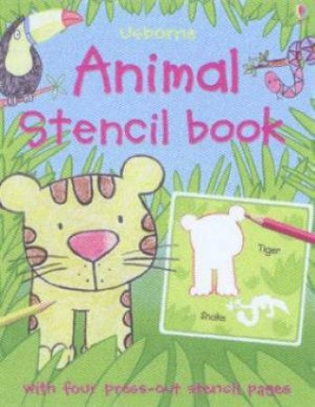 Animals Stencil Book by Usborne