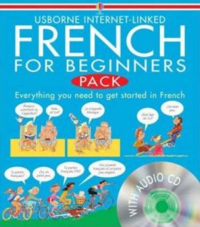 Usborne Internet-Linked: French For Beginners - Book & CD by Angela Wilkes