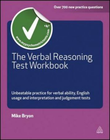 Verbal Reasoning Test Workbook by Mike Bryon