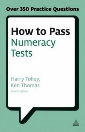 How to Pass Numeracy Tests by Harry Tolley