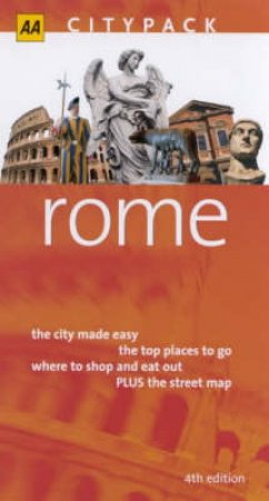 AA CityPack Map & Guide Pack: Rome by Various