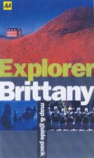 AA Explorer Map  Guide Pack Brittany