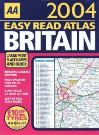 AA Easy Read Britain 2004 by Various