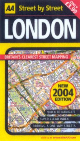 AA Street By Street Paperback Mini: London 2004 by Various