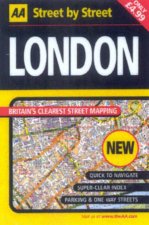 AA Street By Street Road Map London 2004