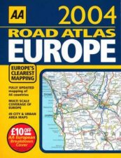 AA Road Atlas Europe 2004