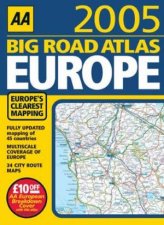 AA Big Road Atlas Europe 2005