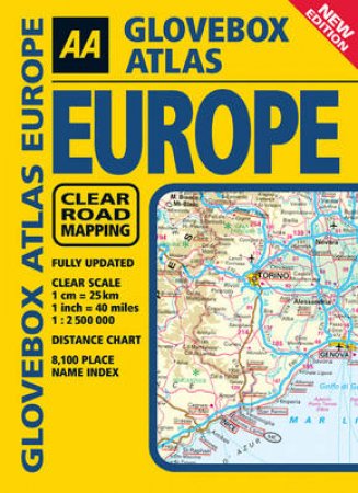 AA Glovebox Atlas: Europe - 6 Ed by Unknown