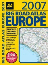 AA Big Road Atlas Europe 2007 Spiral