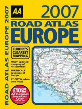 AA Road Atlas: Europe 2007 Spiral by Aa