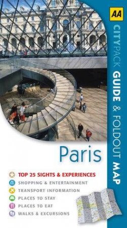 AA CityPack Map & Guide Pack: Paris - 6th Ed by AA