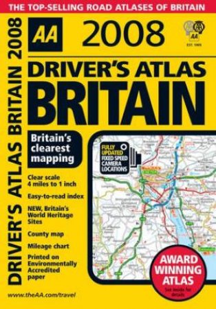 Driver's Atlas Britain 2008 by AA AA