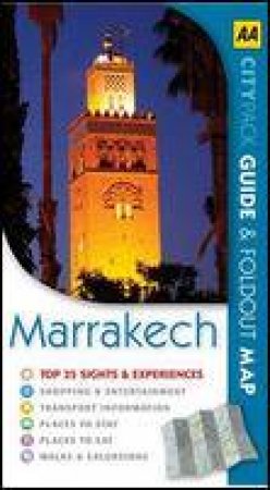 AA Citypack Guide and Foldout Map: Marrakech by Various