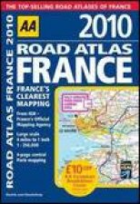 AA Road Atlas France 2010