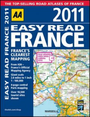 AA Easy Read France 2011 6/e by AA Publishing AA Publishing