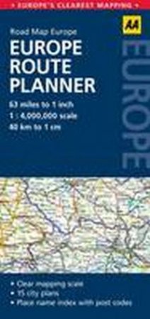 AA Europe Route Planner by Various