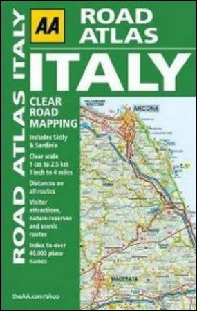 AA Road Atlas Italy 5/e by AA Publishing